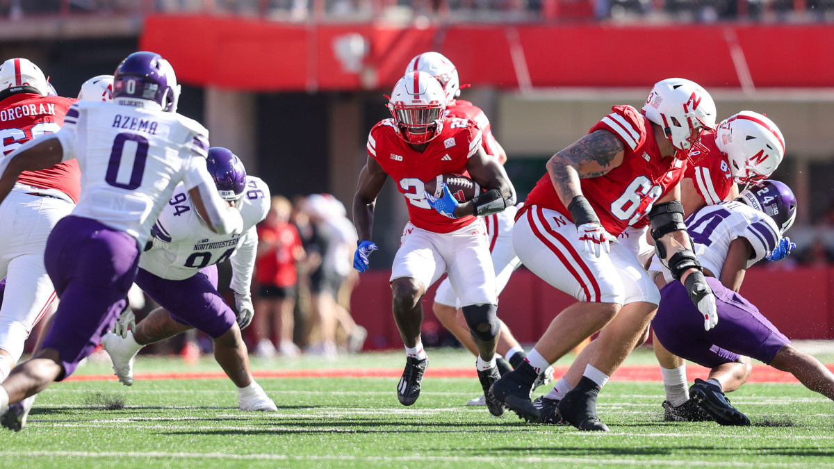 Grant Anthony Grant 2023 Nebraska vs Northwestern football